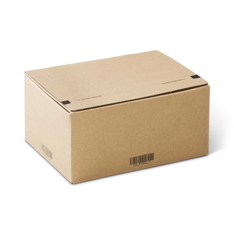 Cardboard box before shadow editing