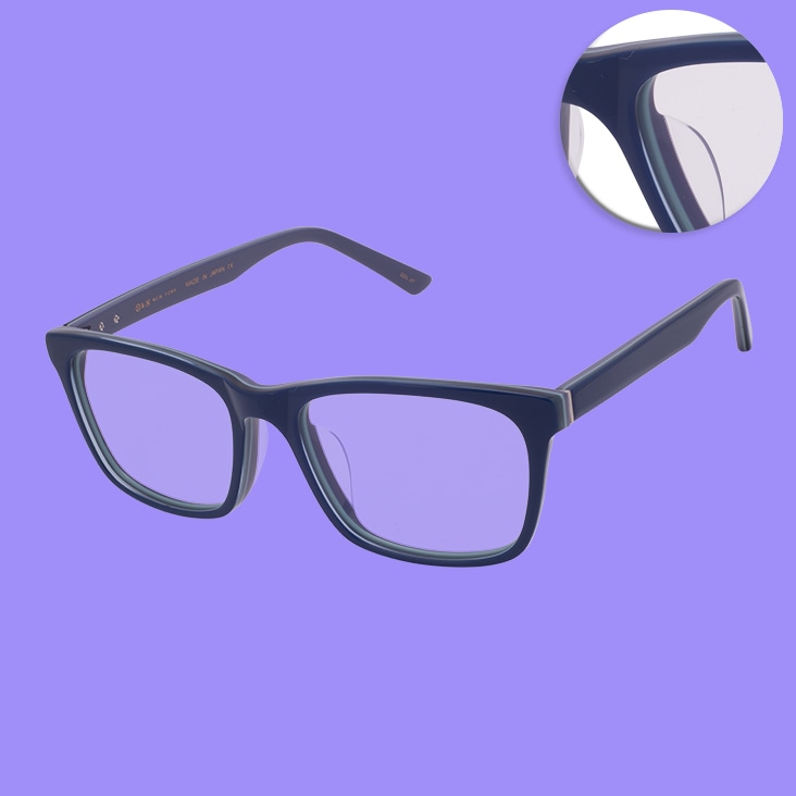 Basic image masking applied to a pair of glasses, ensuring precise edge detailing and clean background removal.