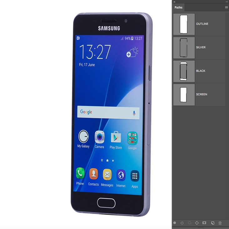 High-quality basic multi-clipping path services for precise edits of electronic devices.