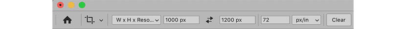 Close-up of Photoshop toolbar with Crop Tool and options for Perspective Crop, Slice, and Slice Select tools highlighted.