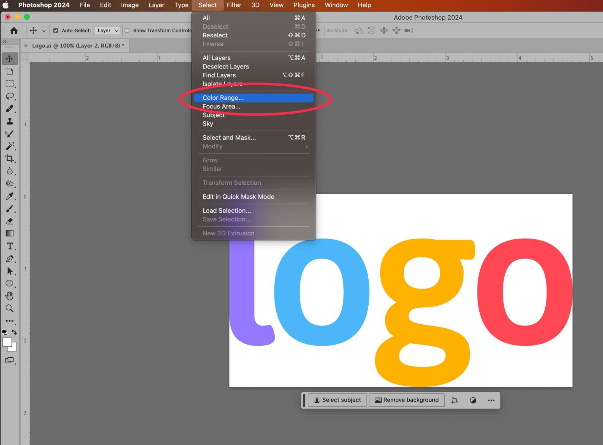 Color overlay options applied to the