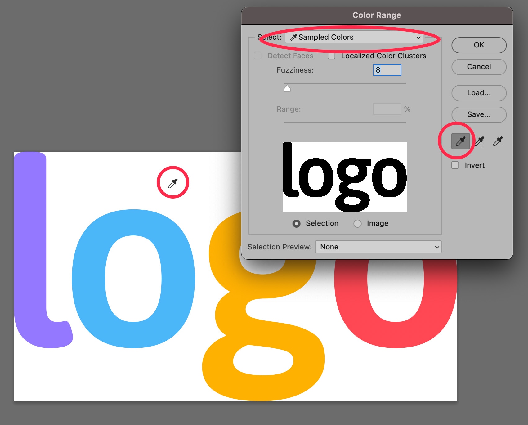 Logo text in blue, red, and yellow with a transparent background