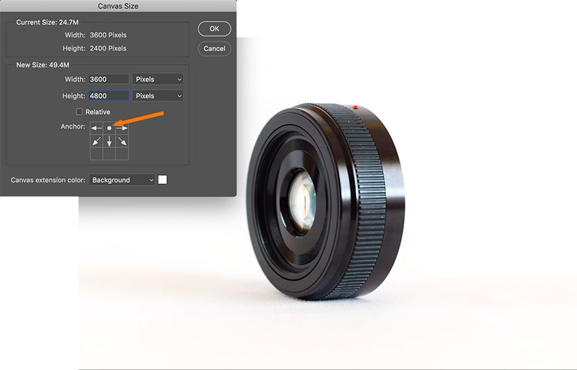 expand-canvas-size-product-reflection-photoshop