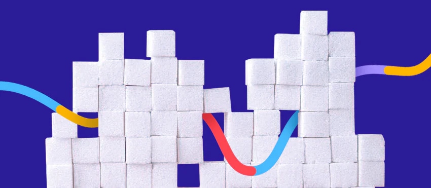 Products displayed with blocks for added depth and personality in product photography