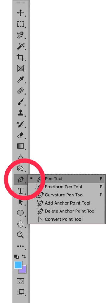 Photoshop Pen Tool Options